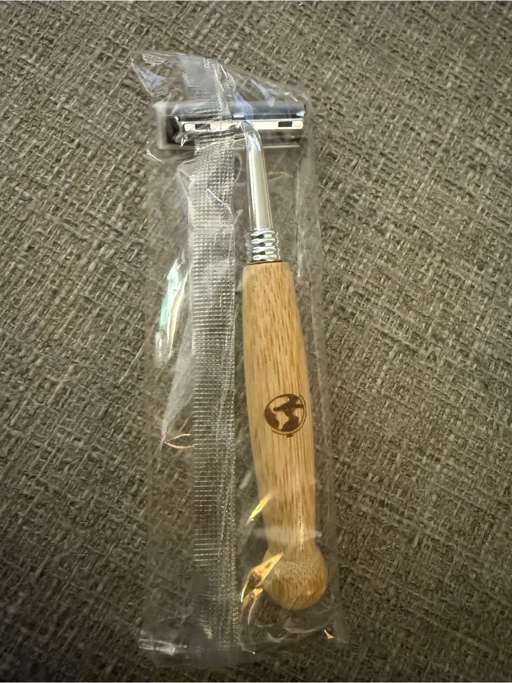 NEW Lot of 5 Wander Wood Handle Razor Shaving Kits Eco Friendly Bamboo Handle